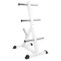 GORILLA SPORTS Stalak za tegove 50/51 mm (do 350 kg / Beli)