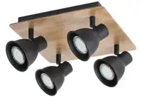 RABALUX Mac spot GU10 4x35W,crno