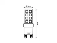 RABALUX LED sijalica G9, 4W, 350lm, 2700K