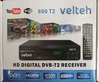 VELTEH 600T2 DVB-T2 prijemnik+RF+ HDMI 1m