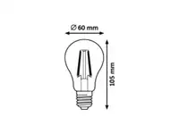 RABALUX Sijalica E27, 6W, 800lm, 4000K