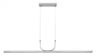 RABALUX Elia, LED visilica hrom aluminium, 25W, 2000lm, 3000K, š120cm, v130cm