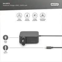 DIGITUS Univerzalni GaN USB-C punjac 100W 1.2m crni