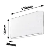 RABALUX Nesna LED 2X6W tamno siva