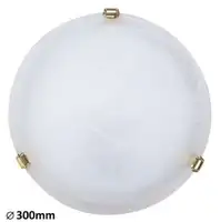 RABALUX Alabastro plafonjeraD30 E27 60Wbelo/zlato