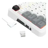 REDRAGON Bragi Pro MK688 Wired&2.4G&BT White