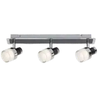 RABALUX Harold,kupatilska,LED15W,IP44,chrom/crna/opal