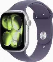 APPLE Watch S11 GPS 46mm Silver Aluminium Case with Purple Fog Sport Band - M/L meva4rk/a