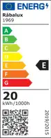 RABALUX SMD LED sijalica, belo, metal+plastika, E27 A65, 2450