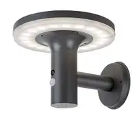 RABALUX Botev senzor spoljna solarna zidna lampa antracit siva od nerdajuceg celika 10W 250lm 4000K