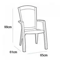 KETER Stolica Minesota grafit CU 213717