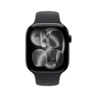 APPLE Watch S11 Cellular 42mm Jet Black Aluminium Case with Black Sport Band - S/M mf834rk/a