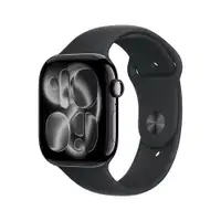 APPLE Watch S11 Cellular 42mm Jet Black Aluminium Case with Black Sport Band - S/M mf834rk/a