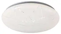 RABALUX Damien, plafonjera, LED 24W, bela