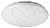 RABALUX Damien, plafonjera, LED 24W, bela