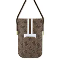 GUESS Leather Phone bag Brown