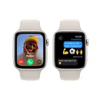 APPLE Watch SE2 v2 GPS 44mm Starlight Alu Case with Starlight Sport Band - M/L mre53se/a