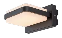 RABALUX Gendt, LED spoljna zidna, aluminium crna, 12W, 800lm (bez dif. 1300lm), 3000K
