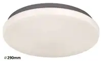 RABALUX Rob plafonjera LED 20W, 4000K, bela okrugla, 29cm