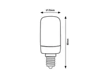 RABALUX Filament LED sijalica E14 T25, 4W, 400lm, 4000K