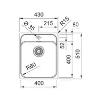 FRANKE SRX 210-40 TL 127.0704.666