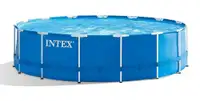 INTEX 4.57M X 1.22M METAL FRAME POOL SET