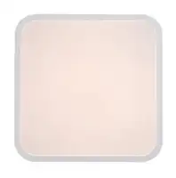 RABALUX Alenzo, LED plafonjera 24W, DIP Switch CCT 3000-6500K, 29x29cm, IP44,bela