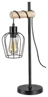 RABALUX Fabian, unutrašnja metal-drvena stona lampa, E27