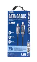 REMAX Suxien RC-C069 USB C na C 100W 1.2m crni