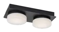 RABALUX Attichus mat crna 11W 1200lm-1430lm, 4000K IP44