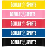 GORILLA SPORTS Set od 5 elasticnih traka za vezbanje
