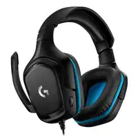 LOGITECH G432 7.1 LEATHERETTE BK/BL 981-000770