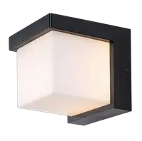 RABALUX Andelle, LED spoljna zidna, crna plastika, 10W, 500lm (bez dif. 1000lm), 3000K