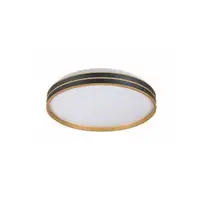 RABALUX Gandor,LED plafonjera 24W, 1850lm, CCT 3000-6500K, 39cm, daljinski, dimabilna, metal crna/zlatna
