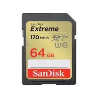 SANDISK SDXC 64GB Extreme 170MB/s V30 UHS-I Class10 U3