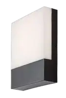 RABALUX Gimone, LED spoljna zidna, crna plastika, 10W, 570lm (bez.dif. 1000lm), 4000K