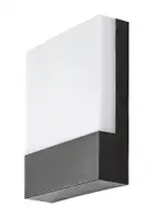 RABALUX Gimone, LED spoljna zidna, crna plastika, 10W, 570lm (bez.dif. 1000lm), 4000K