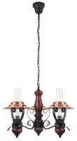 RABALUX Enna visilica E14 3x40W crno-bakar