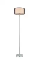 RABALUX Anastasia Podna lampa E27 max 60W hrom/braon