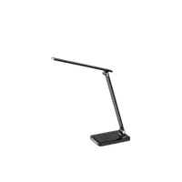 RABALUX Traze, stona crna sa wireless i USB punjacem za mobilni, LED 5W, 3000-65000K, dimabilna