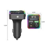 KETTZ FM Transmiter i Punjac Floyd – 2×USB QC3.0 + Type-C PD30W, LED