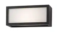 RABALUX Lublin, LED spoljna zidna, aluminium crna, 10W, 480lm, (bez dif. 1000lm), 4000K