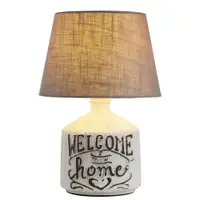 RABALUX Petra keramicka stona lampa E14 40W /belo