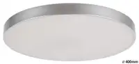 RABALUX Tesia, plafonjera,srebrna, LED 36W 2600lm 4000K 40cm