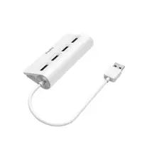 HAMA USB 2.0 HUB 1:4 480 Mbit/s beli