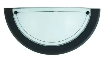 RABALUX Ufo zidna lampa D31 E27 60W crno opal