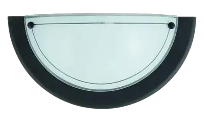 RABALUX Ufo zidna lampa D31 E27 60W crno opal