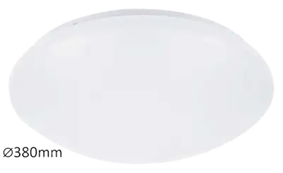 RABALUX Lucas plafonjera LED 24W 4000K 38cm bela IP20