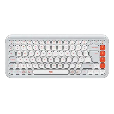 LOGITECH POP ICON KEYS US BT bezina tastatura bela 920-013072
