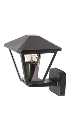 RABALUX Paravento spoljna zidna lampa crna aluminijumska E27 40W
